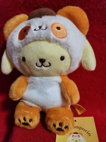 산리오 우에노 한정판 팬더 x 폼폼푸딩 봉제 인형 sanrio