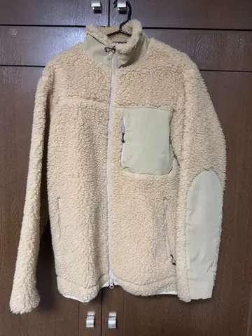 DESCENTE ddd 플리스 자켓 베이지