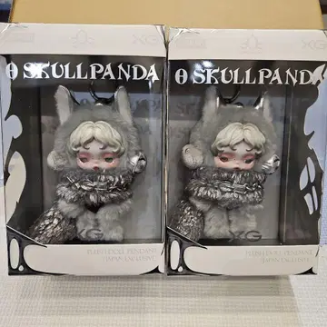 SKULLPANDA x XG 봉제 인형 펜던트 일본 한정판