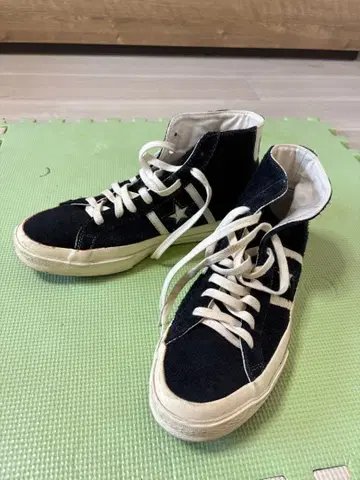 컨디션 최상 Used 컨버스 스타&바즈 스웨이드 하이 50주년 기념 모델