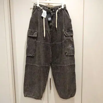 SANTA CRUZ 블랙 카고 팬츠