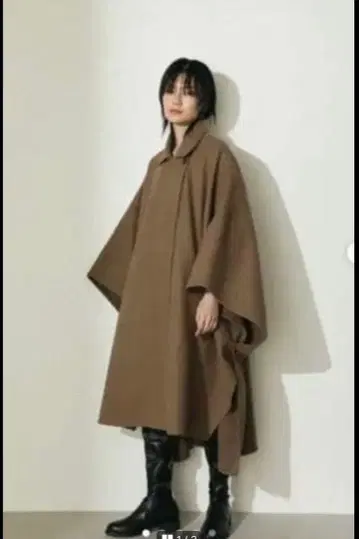 style mixer 오버 사이즈 판초 코트