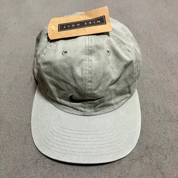 레어 90s 은색 택 Nike 그레이 캡 데드스탁