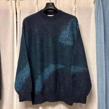 wym MOHAIR BLEND JACQUARD SHAGGY KNIT