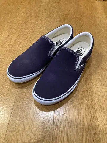 Vans 보라색 스웨이드 슬립온 28