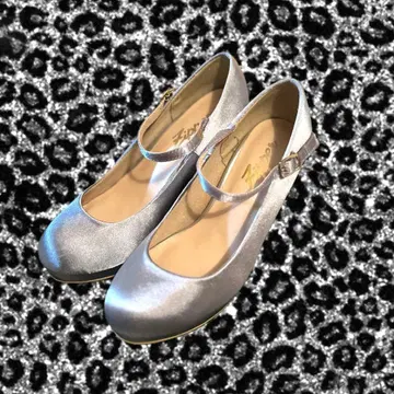 하이힐 8cm 샌들 캐바 반짝이 실버 글리터 M 밤업소