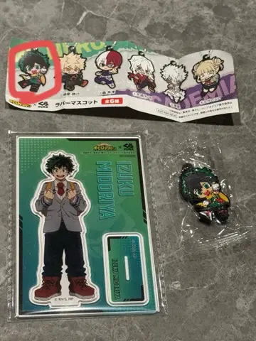 미도리야 이즈쿠 아크릴 스탠드 x 러버 마스코트