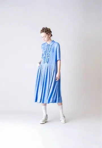 제인 마플 빈티지 트윌 셔츠 드레스