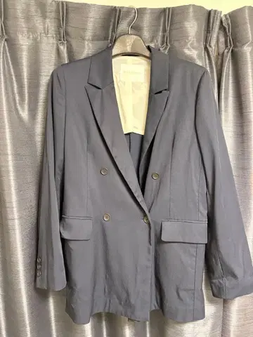 RIVE DROITE 네이비 더블 자켓