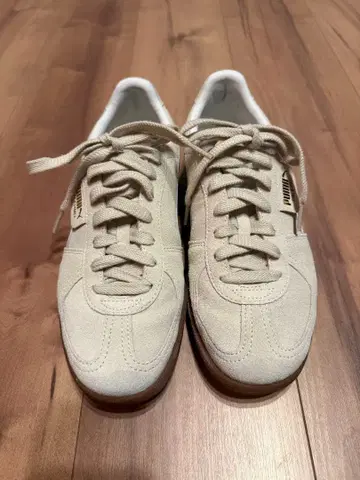 PUMA PALERMO 베이지 스니커즈 25cm