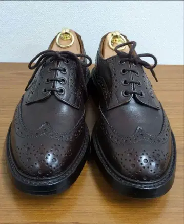 Tricker's BOURTON UK8.5 커맨드 솔/다크 브라운