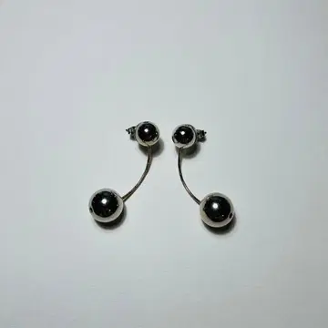 [ 새상품 미사용 ] 귀걸이 핸드메이드 실버 골드