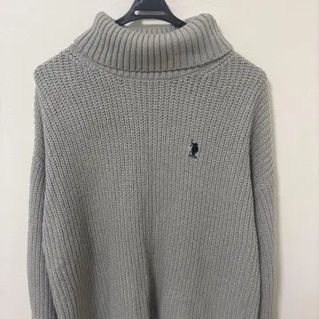 U.S. POLO ASSN. 그레이 니트 스웨터 M