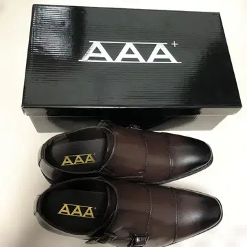 AAA+ 다크 브라운 더블 몽크 신발