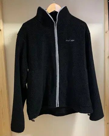 GS 플리스 자켓 블랙 M