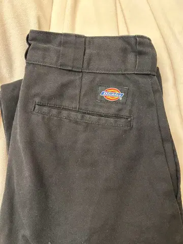 Dickies 874 오리지널 핏 블랙 워크 팬츠