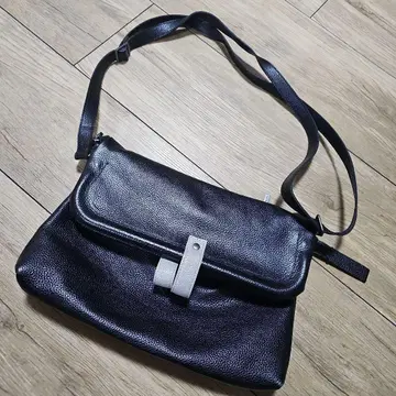 Sarah Pacini 가죽 숄더백 블랙