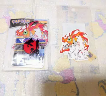 아마테라스 아크릴 스탠드 스티커 캡콤 스토어 대요신