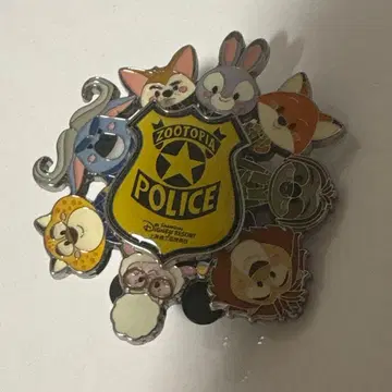 주토피아 경찰 배지 스티커