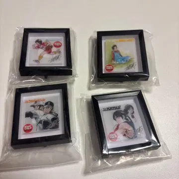 아다치 미츠루 윈도우 아트 컬렉션 4종 가챠