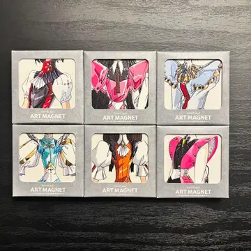 나가노 마모루 디자인전 파티마 미노야키 타일 아트 마그넷 세트 마치