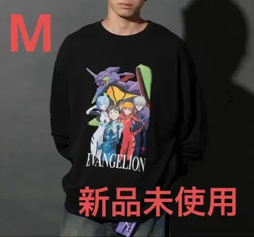 에반게리온 니코앤드 콜라보 프린트 풀오버 맨투맨 M