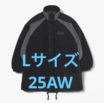 엔노이 PADDED NYLON BENCH COAT BLACK/GRAY L