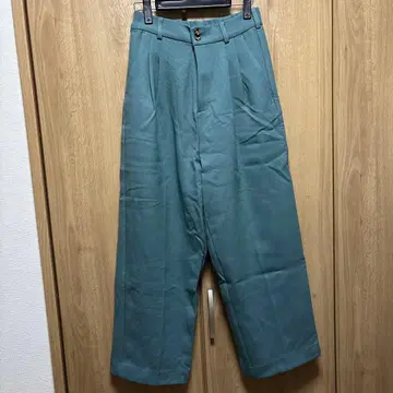 지나시스 2턱 기모 와이드 팬츠