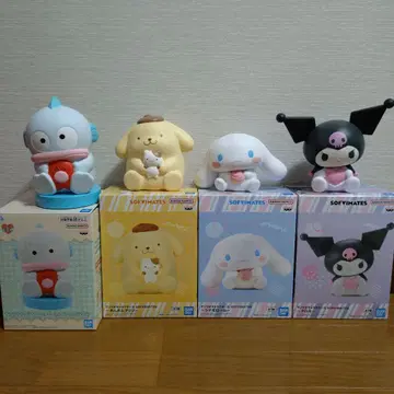 산리오 캐릭터즈 sofvimates 소프트 비닐 메이츠 피규어 세트