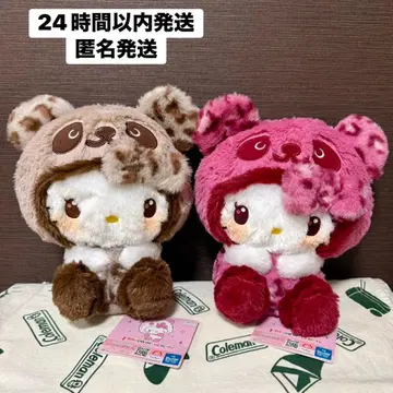 팬더 헬로키티 갸루팬더 BIG 봉제 인형 전 2종 세트