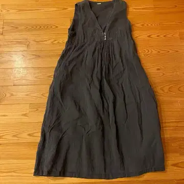 린넨 원피스 롱 원피스 하리시고토fuku