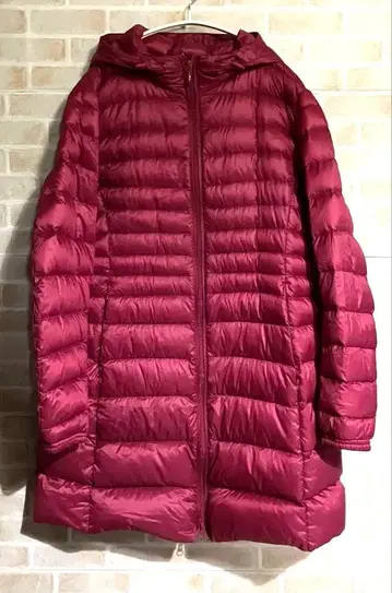 UNIQLO 울트라 라이트 다운 코트 핑크 XL