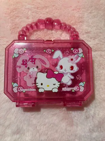 산리오 헬로키티 봉봉리본 주얼펫 잡화 케이스