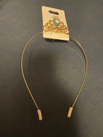 아리엘 골드 티아라풍 헤어밴드