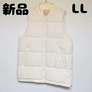 새상품 미사용 valman 충전솜 베스트 화이트 LL 다운 베스트