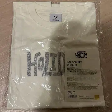 SEVENTEEN HOLIDAY S/S 티셔츠 M 화이트