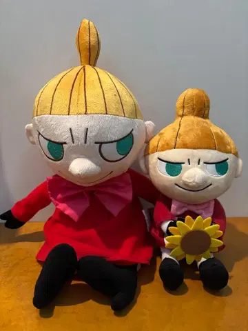 무민 봉제 인형 리틀 미이 2체 세트