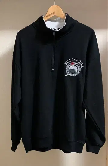 RED CAP GIRL 집업 트레이닝복 블랙