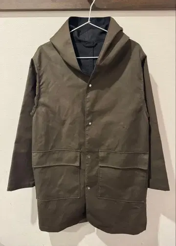 ABA HOUSE 본딩 롱 코트 카키 46 사이즈