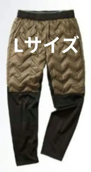 [ 새상품 ] MIX 다운 크로스 쉴드 팬츠 L 사이즈 블랙 x 카키