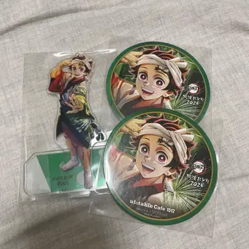 귀멸의 칼날 카마도 탄지로 아와오도리 아크릴 스탠드 코스터