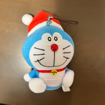 산타 도라에몽 봉제 인형 스트랩