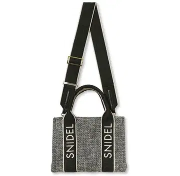 snidel 퀼팅 로고백 토트백 2WAY