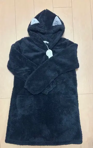 tutuanna 플리스 고양이 귀 후드 룸웨어/원피스/포켓 부착