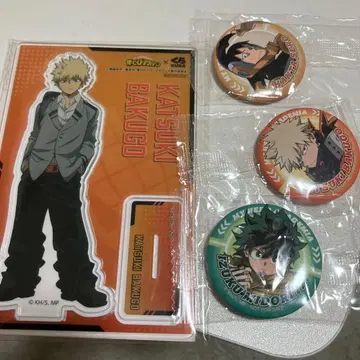 바쿠고 카츠키 아크릴 스탠드 배지 세트