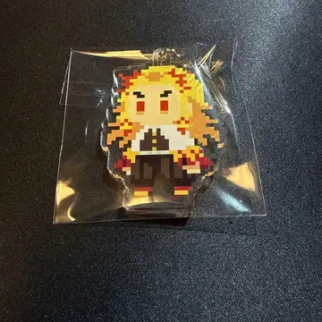 귀멸 도트 시리즈 트레이딩 아크릴 키링 렌고쿠 쿄쥬로