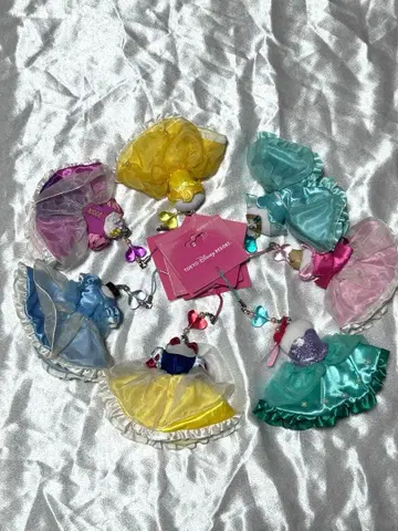 디즈니 리조트 디즈니 프린세스 드레스 키링 스트랩