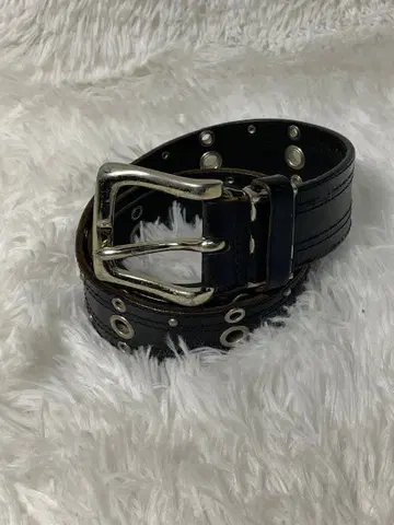 레어 천연 가죽 가죽 벨트 블랙 스터드 디자인 폭 4cm 남성용 아메카지