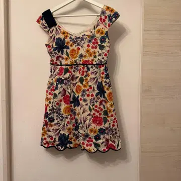 JILL STUART 꽃무늬 슬리브리스 원피스 0