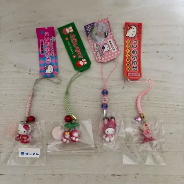 [ 미사용 새상품 ] 지역 한정 헬로키티 스트랩 세트